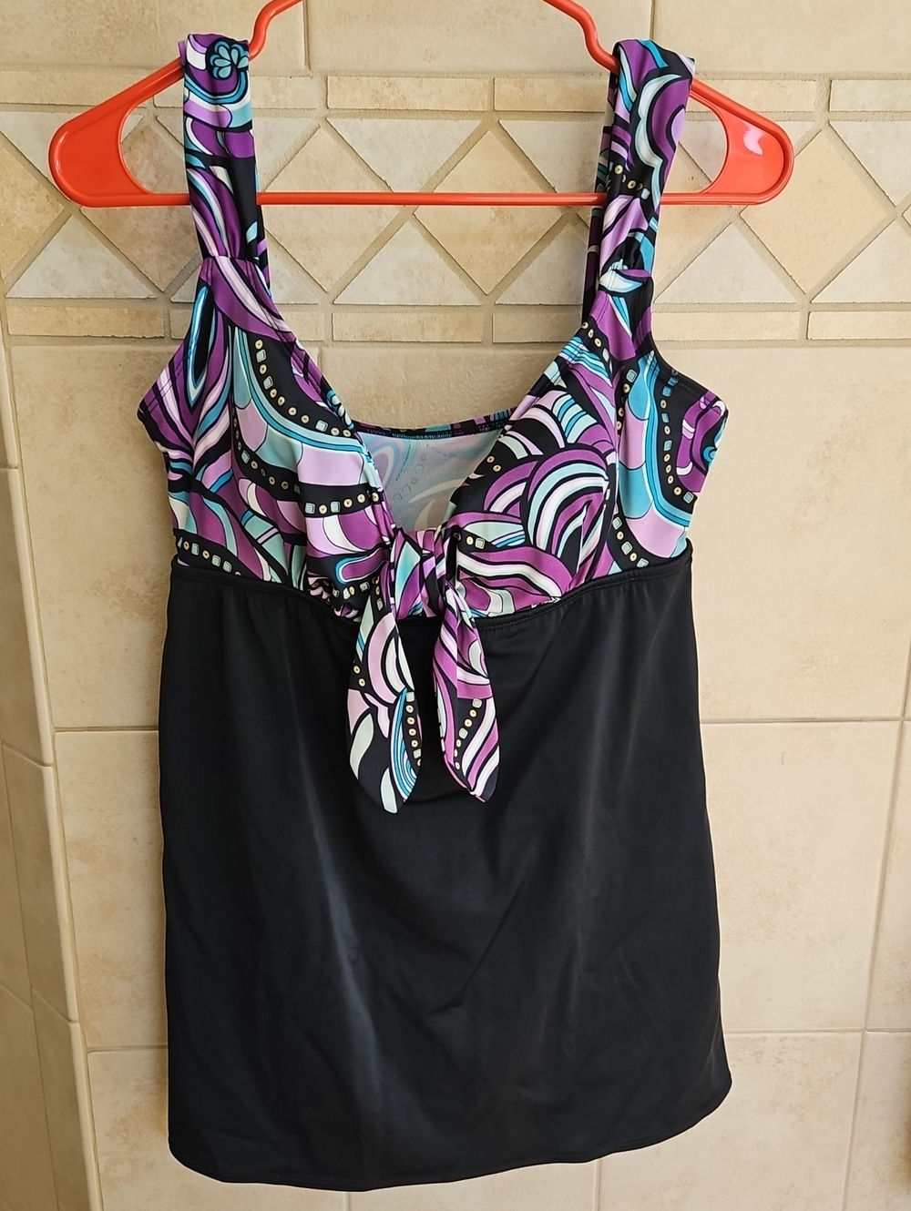 ROBBY LEN SWIM DRESS SIZE 12 IN EUC